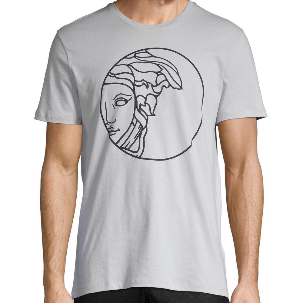Versace collection graphic stretch cotton tee